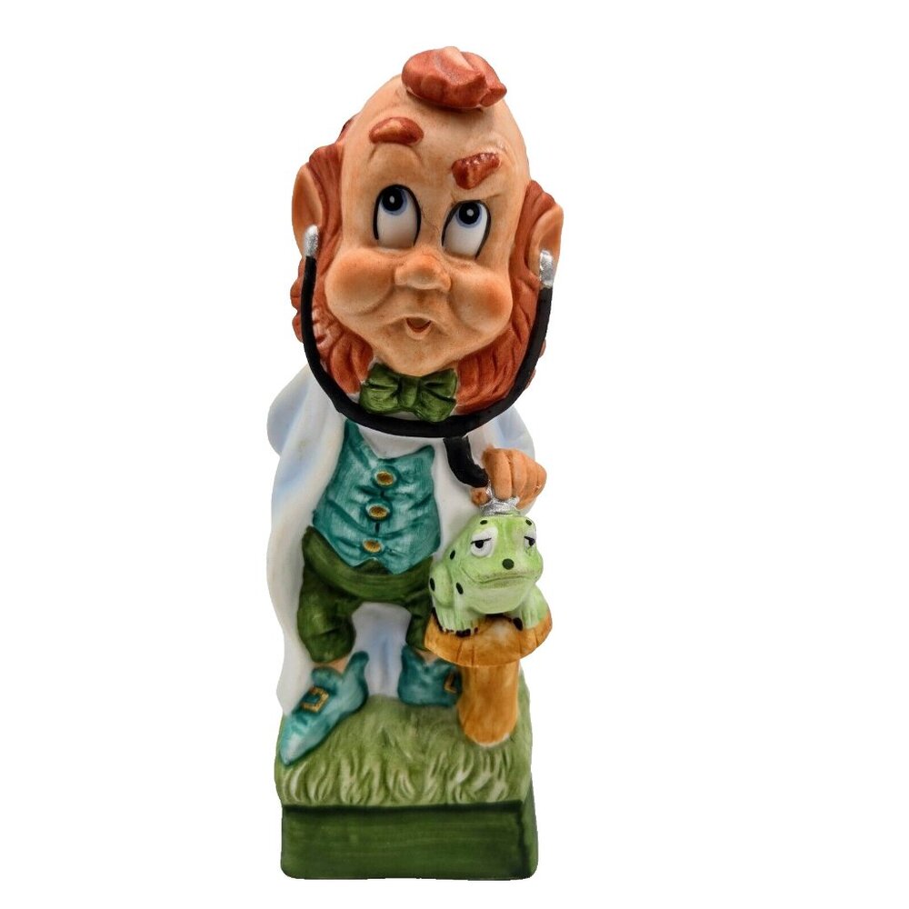Mr. Doctor Hoffman Decanter Mr. Lucky Leprechaun 1975 Distilling Empty Read
